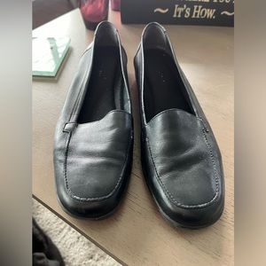 Black slip on loafers size 7 1/2 shoes